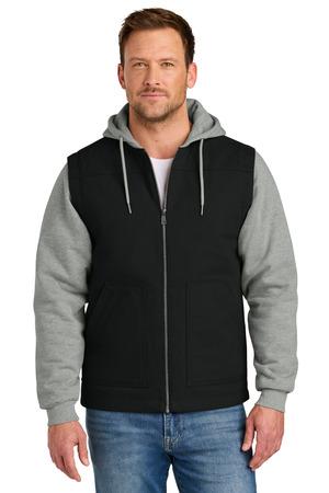 CornerStone Duck Fleece Full-Zip Hooded Jacket CSJ42