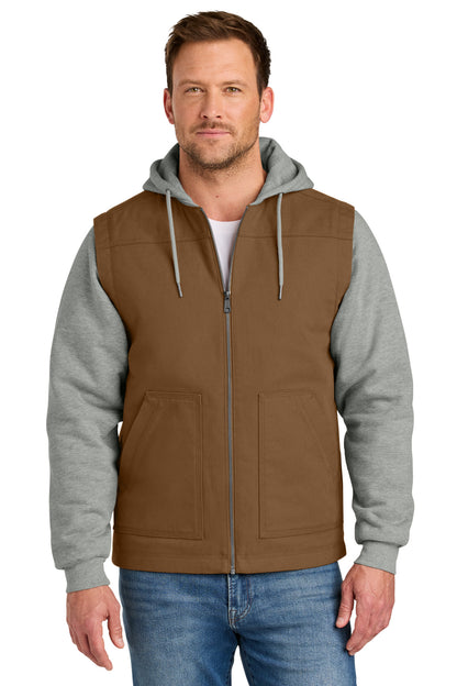 CornerStone Duck Fleece Full-Zip Hooded Jacket CSJ42