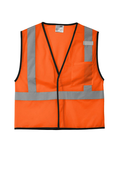 CornerStone  ANSI 107 Class 2 Economy Mesh One-Pocket Vest. CSV100