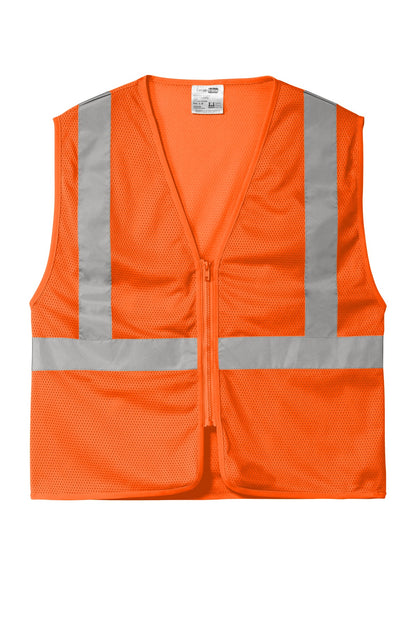 CornerStone  ANSI 107 Class 2 Economy Mesh Zippered Vest. CSV101