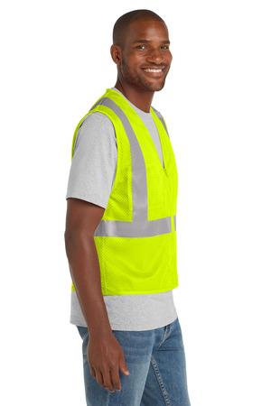 CornerStone  ANSI 107 Class 2 Mesh Zippered Vest. CSV102