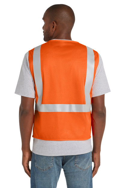 CornerStone  ANSI 107 Class 2 Mesh Zippered Vest. CSV102