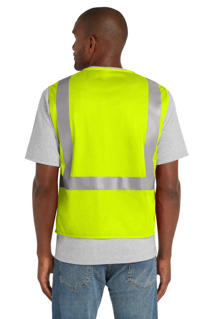 CornerStone  ANSI 107 Class 2 Mesh Zippered Vest. CSV102