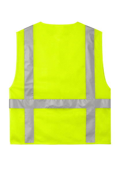 CornerStone  ANSI 107 Class 2 Mesh Six-Pocket Zippered Vest. CSV104