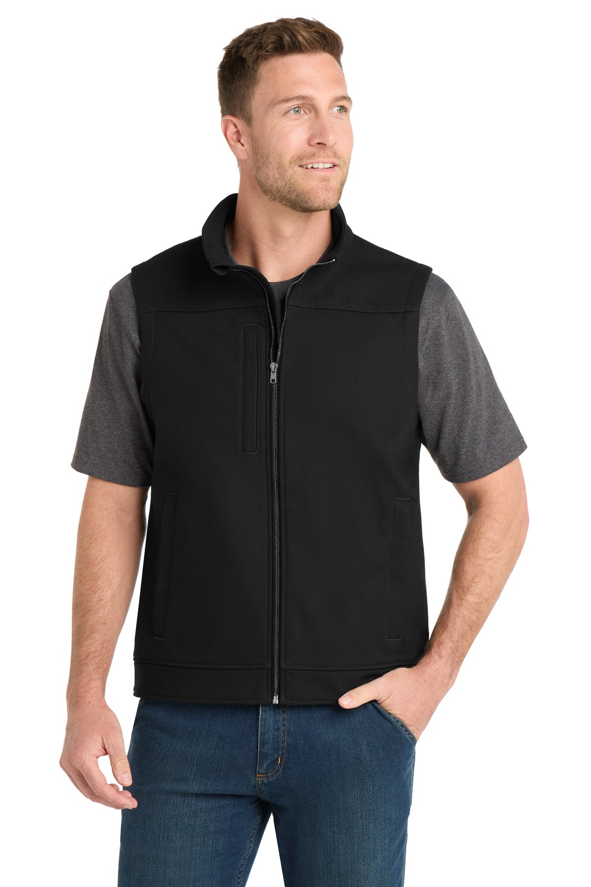 CornerStone Duck Bonded Soft Shell Vest CSV60