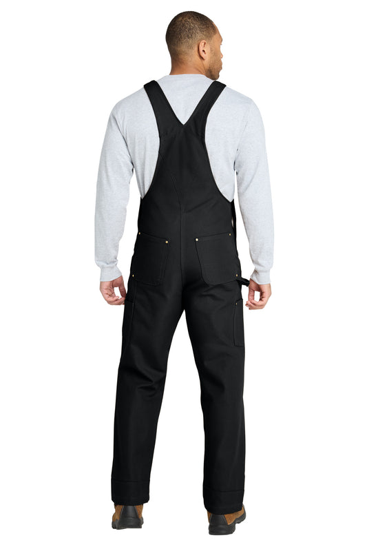 Carhartt Duck Unlined Bib Overalls. CT102776