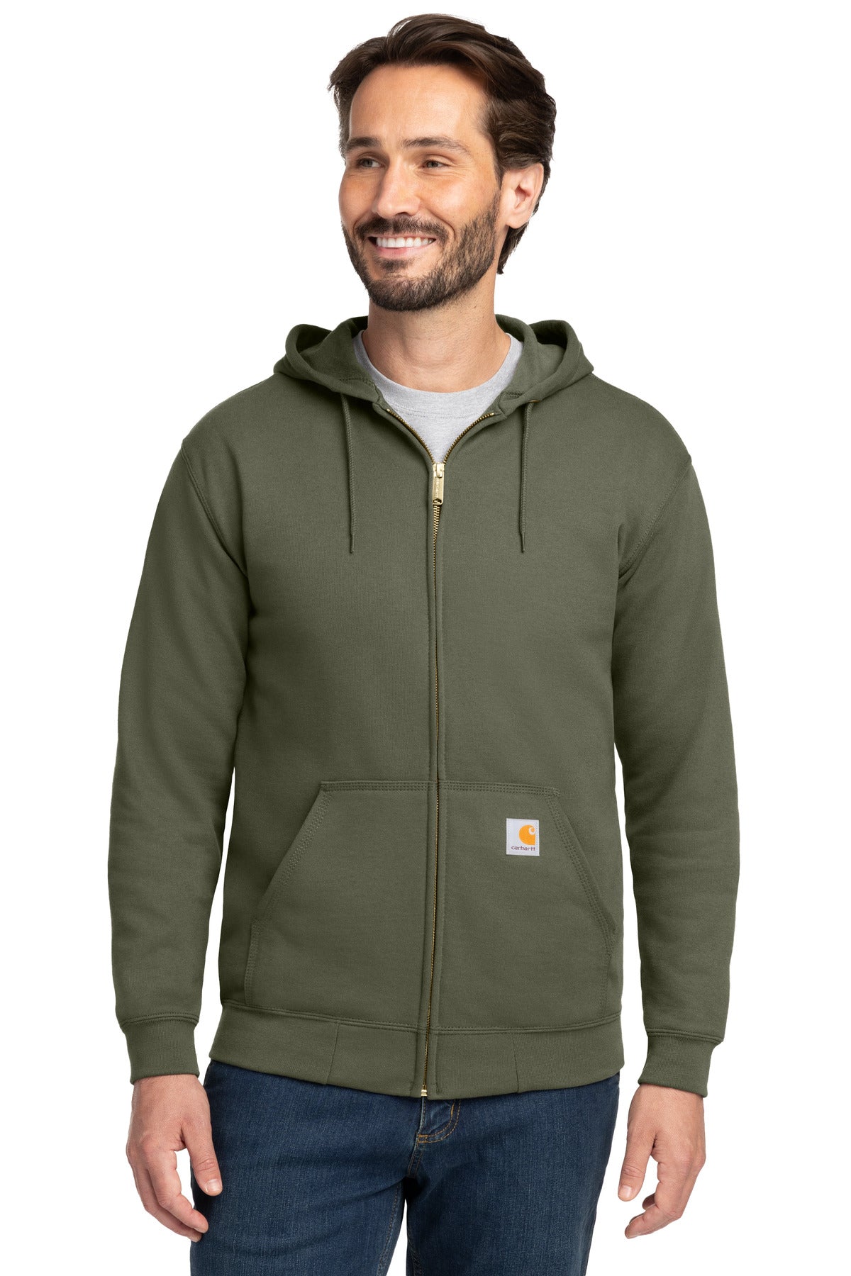 Carhartt  Midweight Hooded Zip-Front Sweatshirt. CTK122