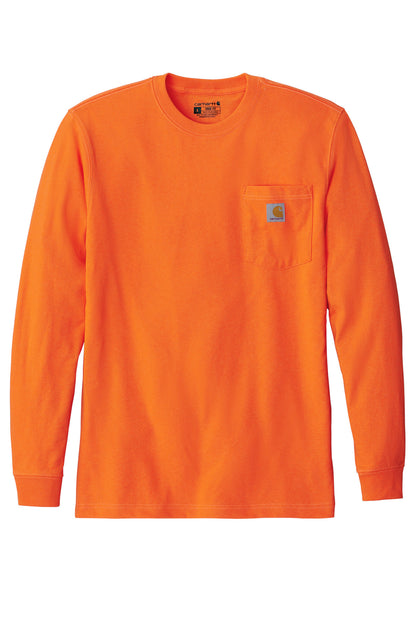 Carhartt  Workwear Pocket Long Sleeve T-Shirt. CTK126