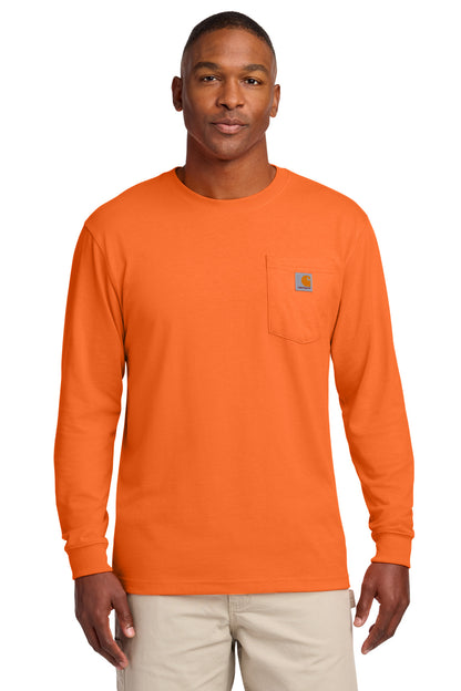 Carhartt  Workwear Pocket Long Sleeve T-Shirt. CTK126