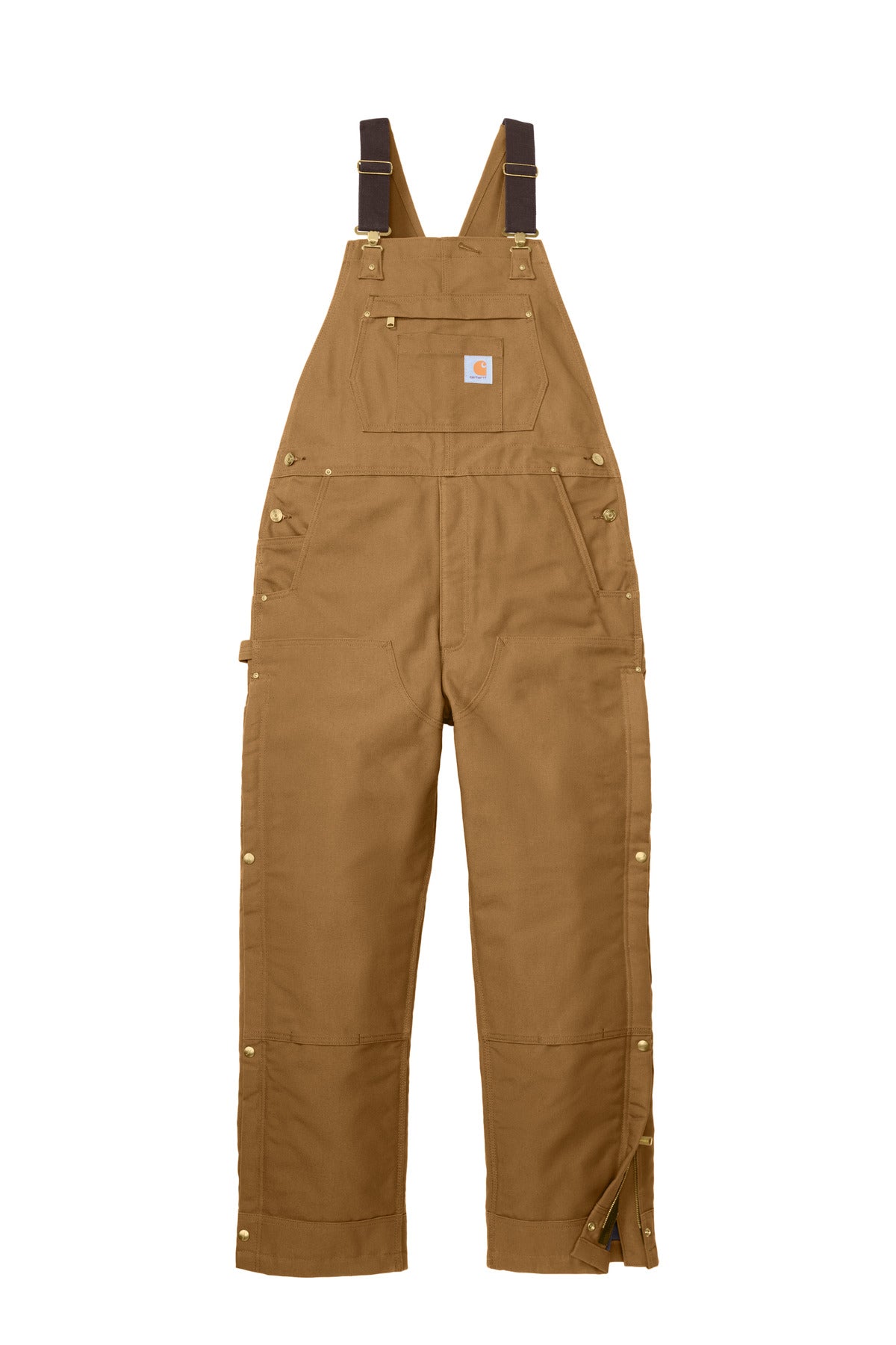 Carhartt Short Firm Duck Insulated Bib Overalls CTS106672