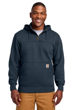Carhartt Tall Rain Defender Paxton Heavyweight Hooded Zip Mock Sweatshirt CTT100617