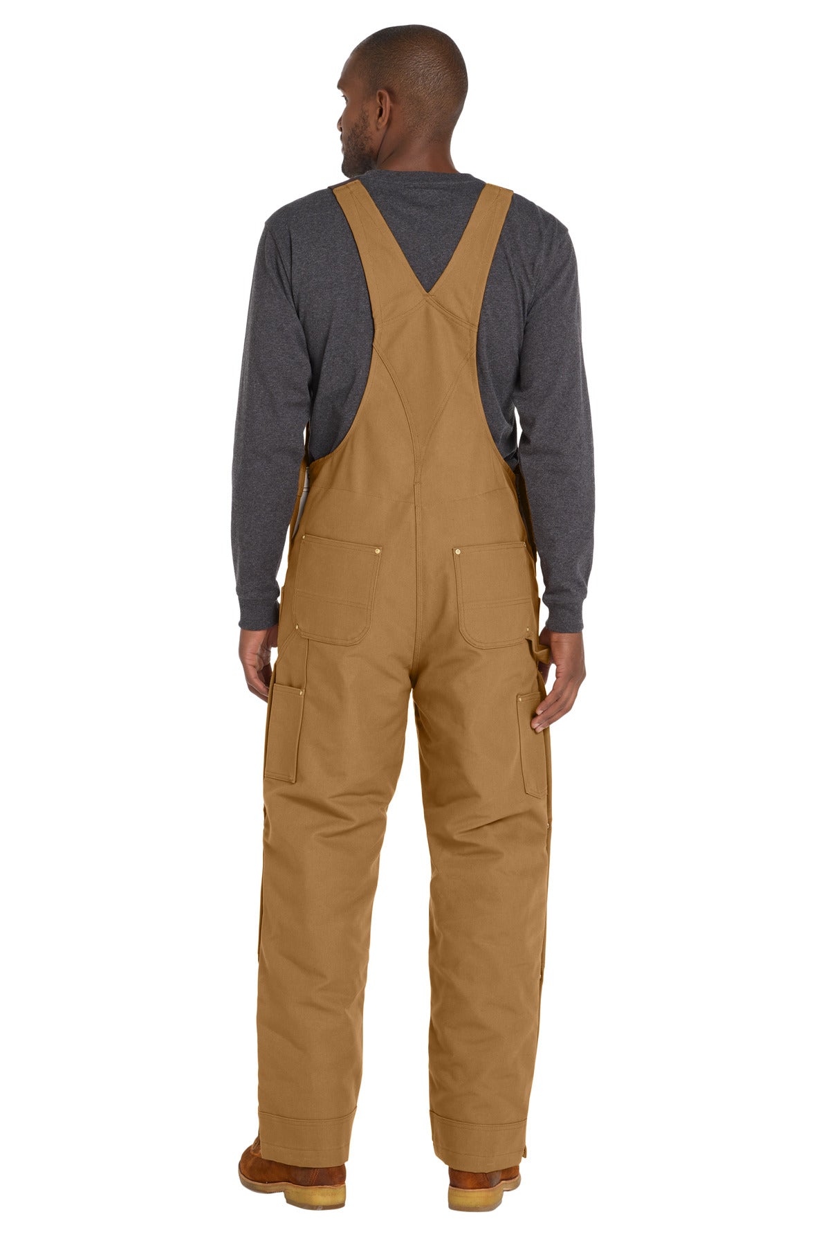 Carhartt Tall Firm Duck Insulated Bib Overalls CTT106672