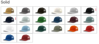 Custom Richardson 112 Hats – Full-Color Logo Printing
