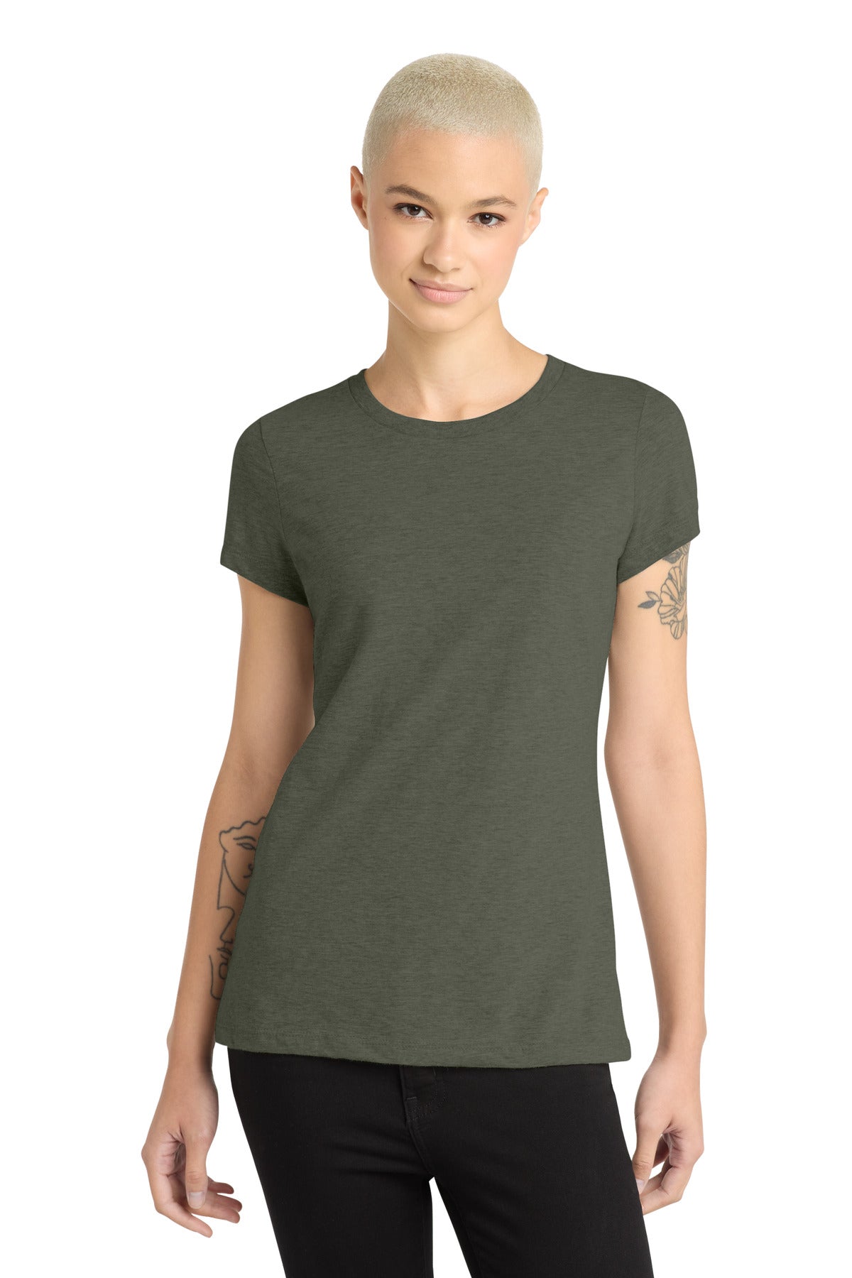 District  Women's Perfect Blend CVC Tee. DM108L