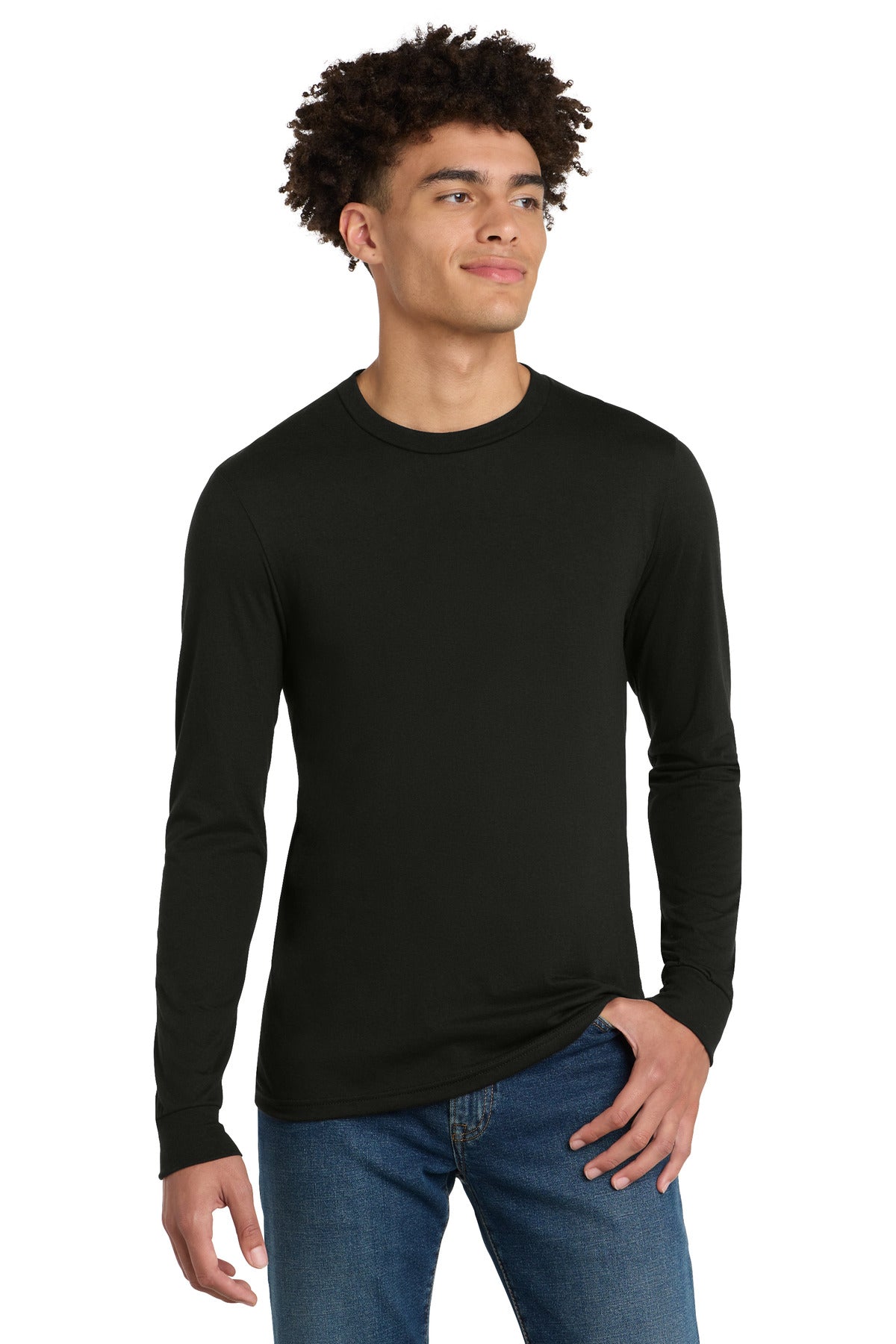District Perfect Tri Long Sleeve Tee . DM132