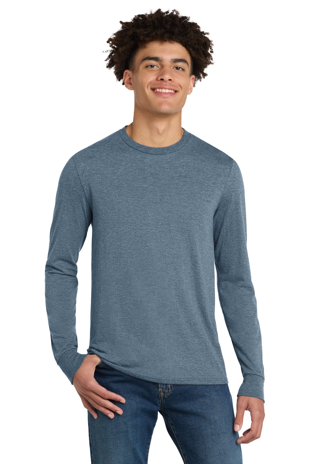 District Perfect Tri Long Sleeve Tee . DM132
