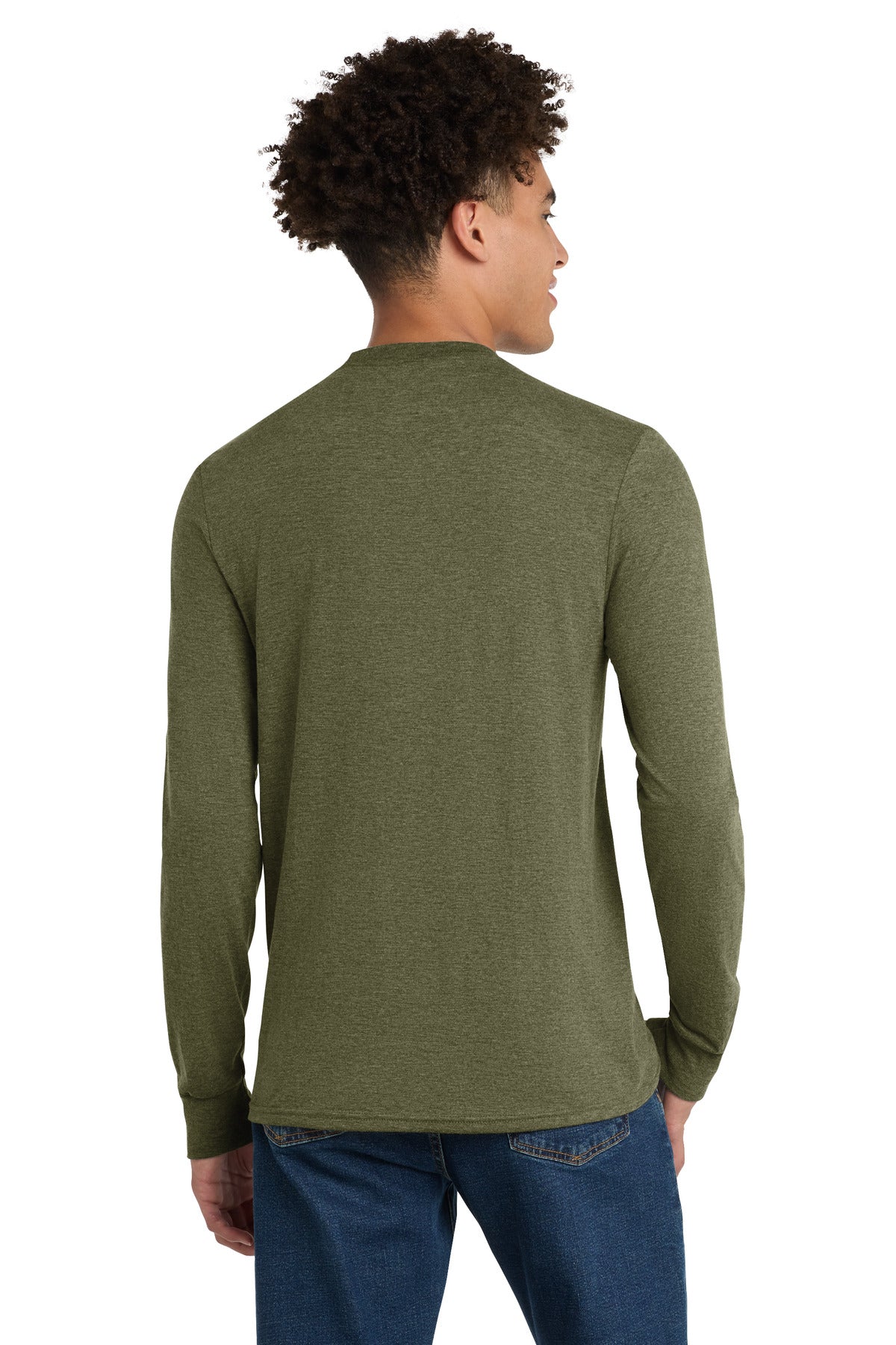 District Perfect Tri Long Sleeve Tee . DM132