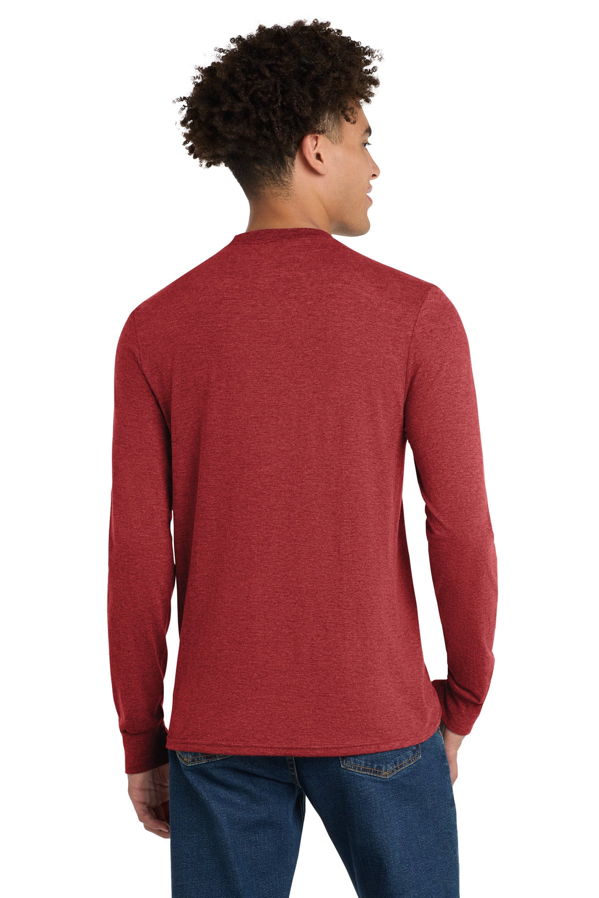 District Perfect Tri Long Sleeve Tee . DM132