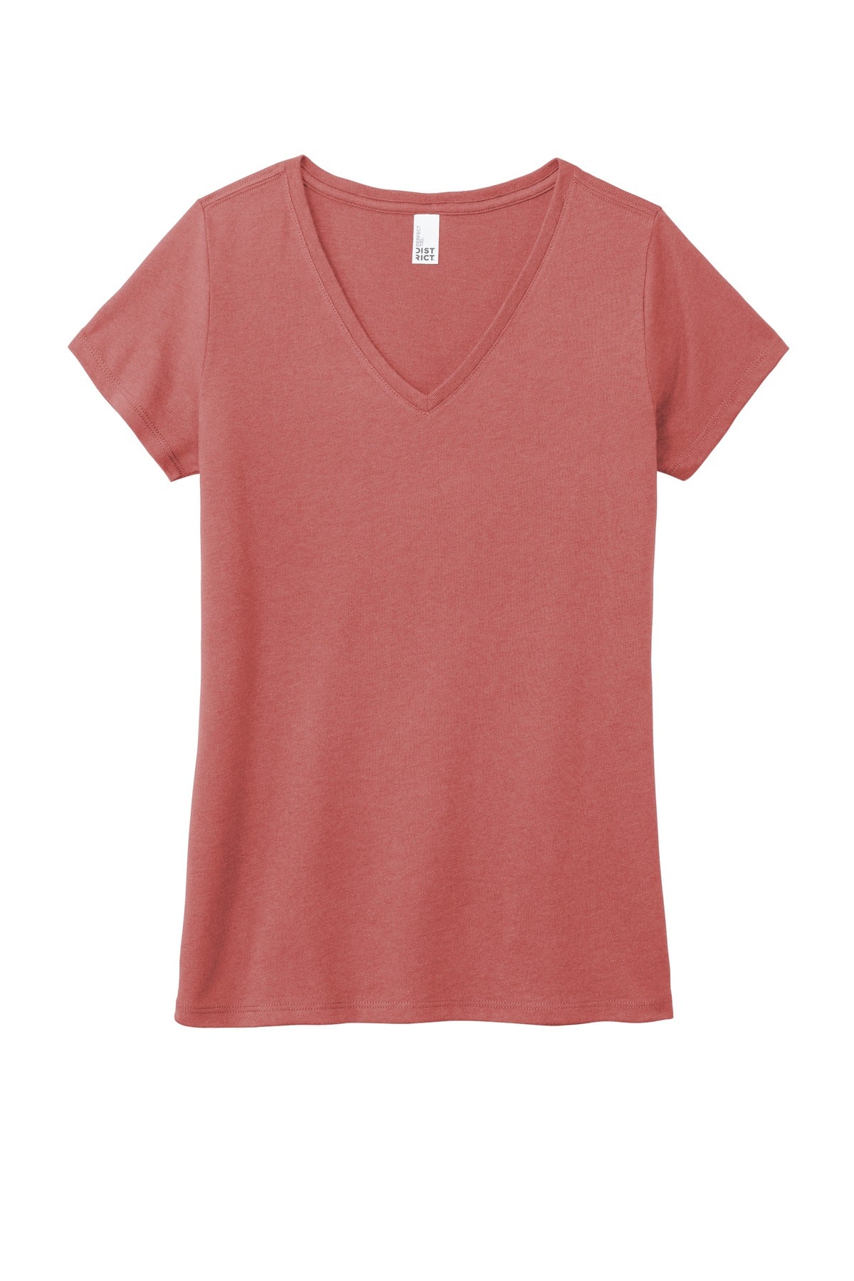 District Women's Perfect Tri V-Neck Tee. DM1350L