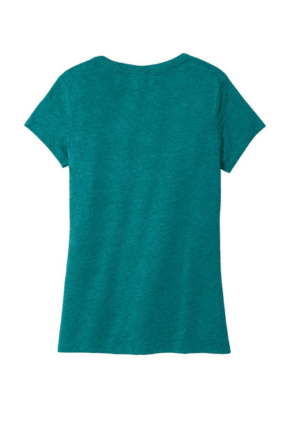 District Women's Perfect Tri V-Neck Tee. DM1350L