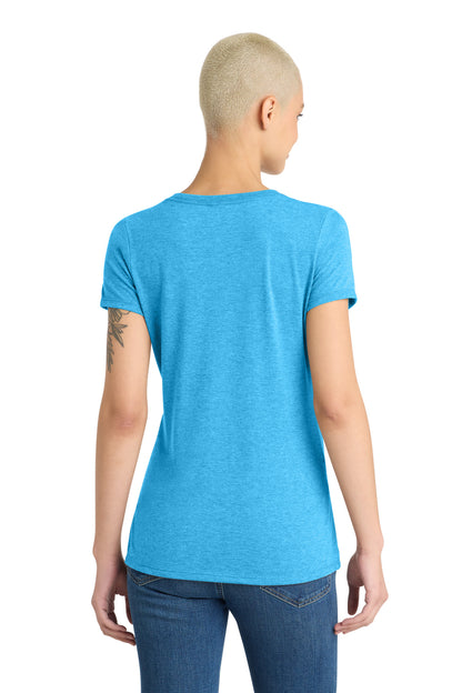 District Women's Perfect Tri V-Neck Tee. DM1350L