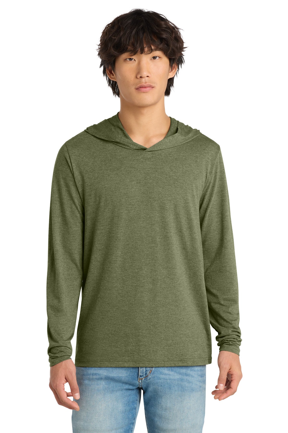 District Perfect Tri Long Sleeve Hoodie. DM139