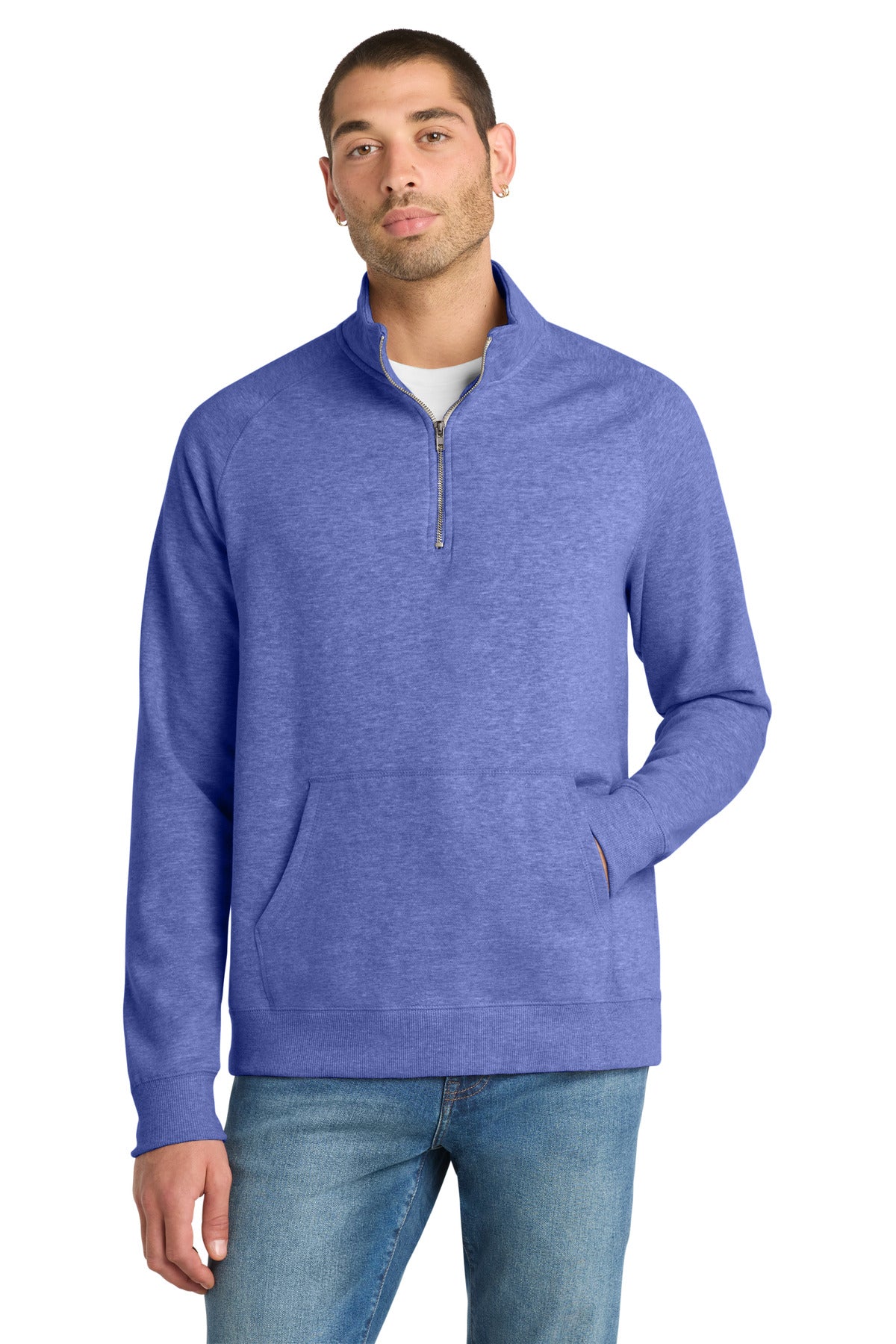 District Lightweight Fleece 1/4-Zip. DM392