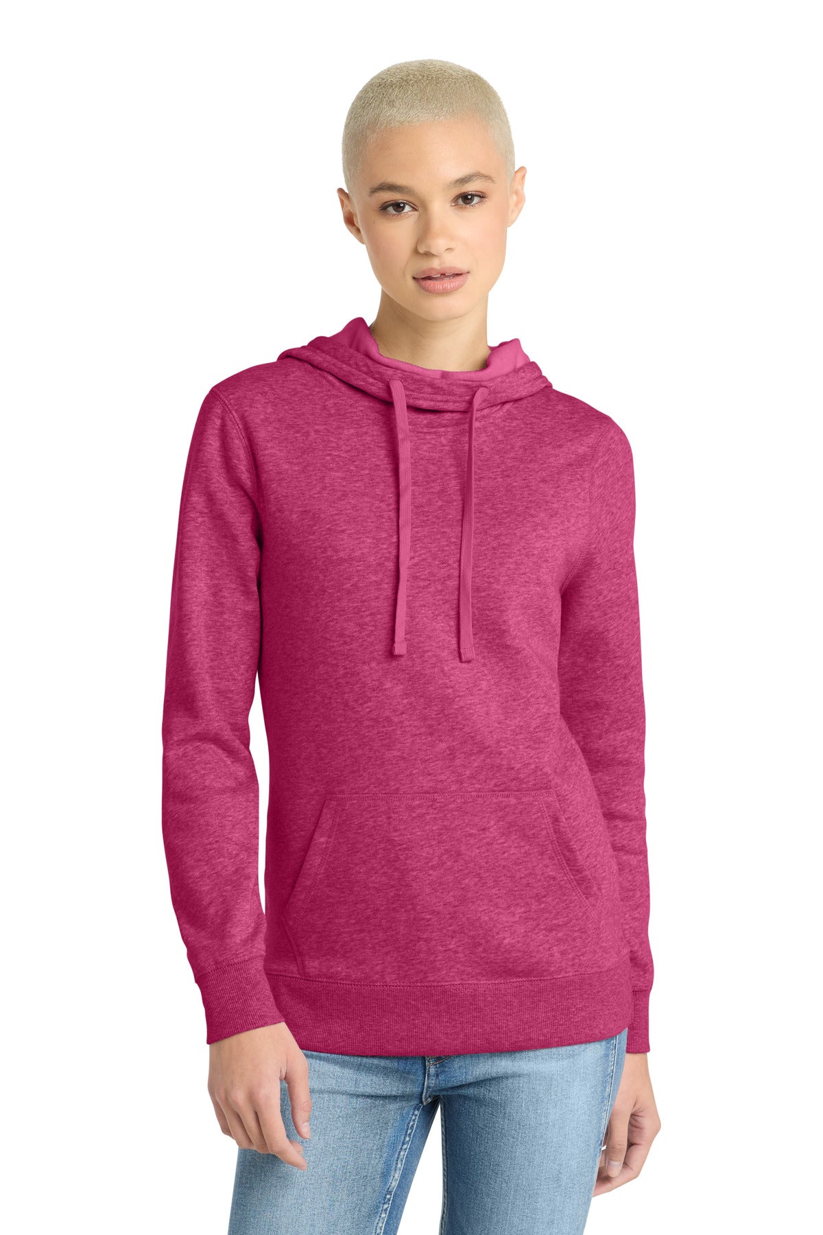 District  Women's Lightweight Fleece Hoodie. DM493