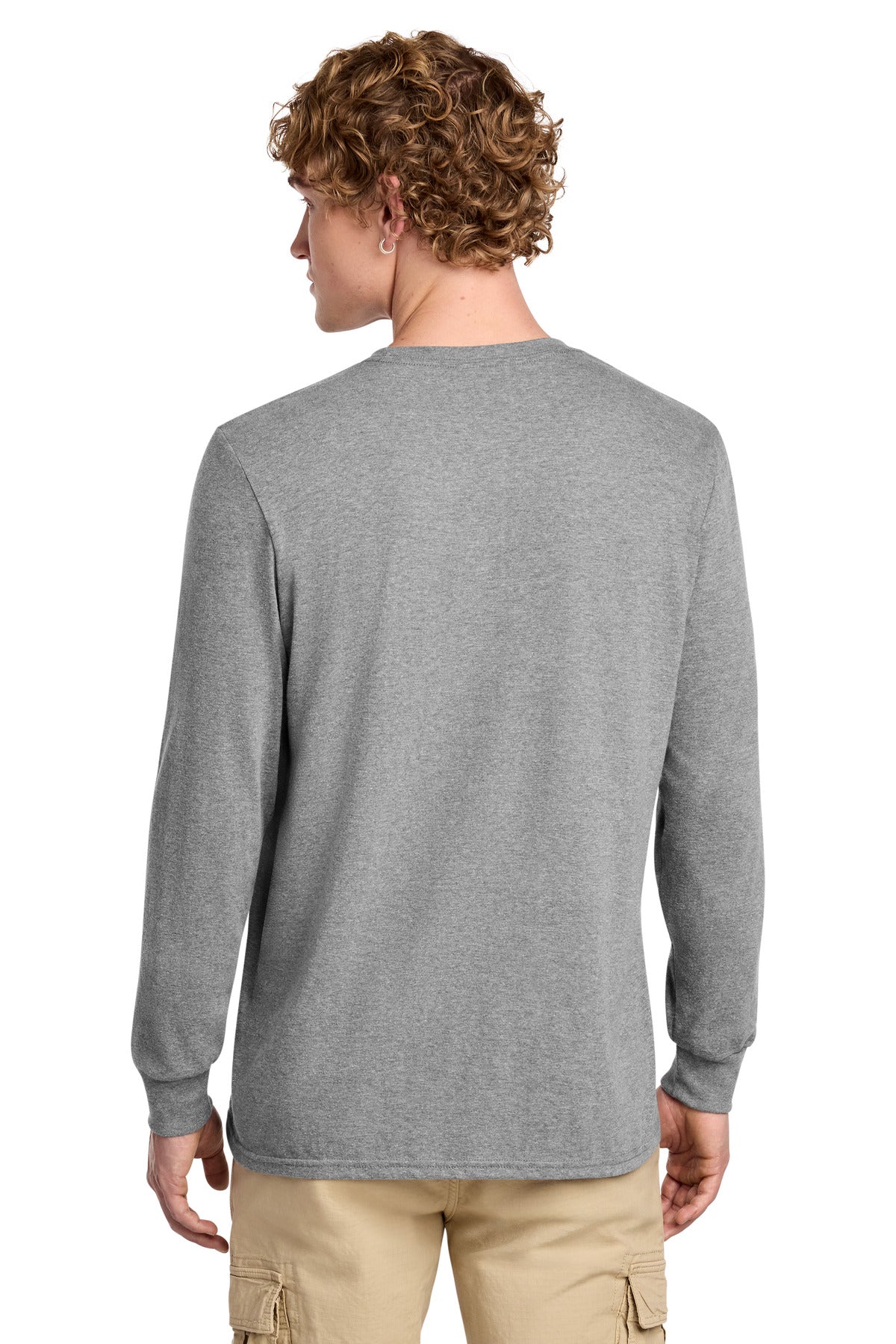 District Perfect Blend CVC Long Sleeve Tee DT109