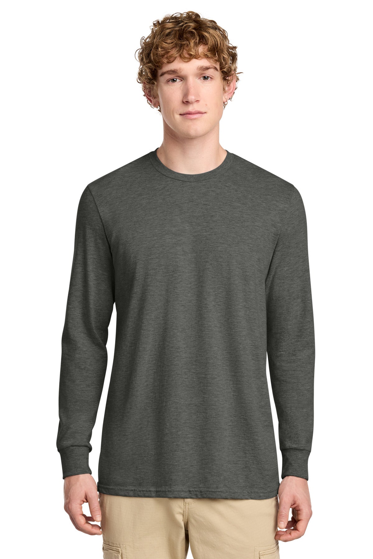 District Perfect Blend CVC Long Sleeve Tee DT109