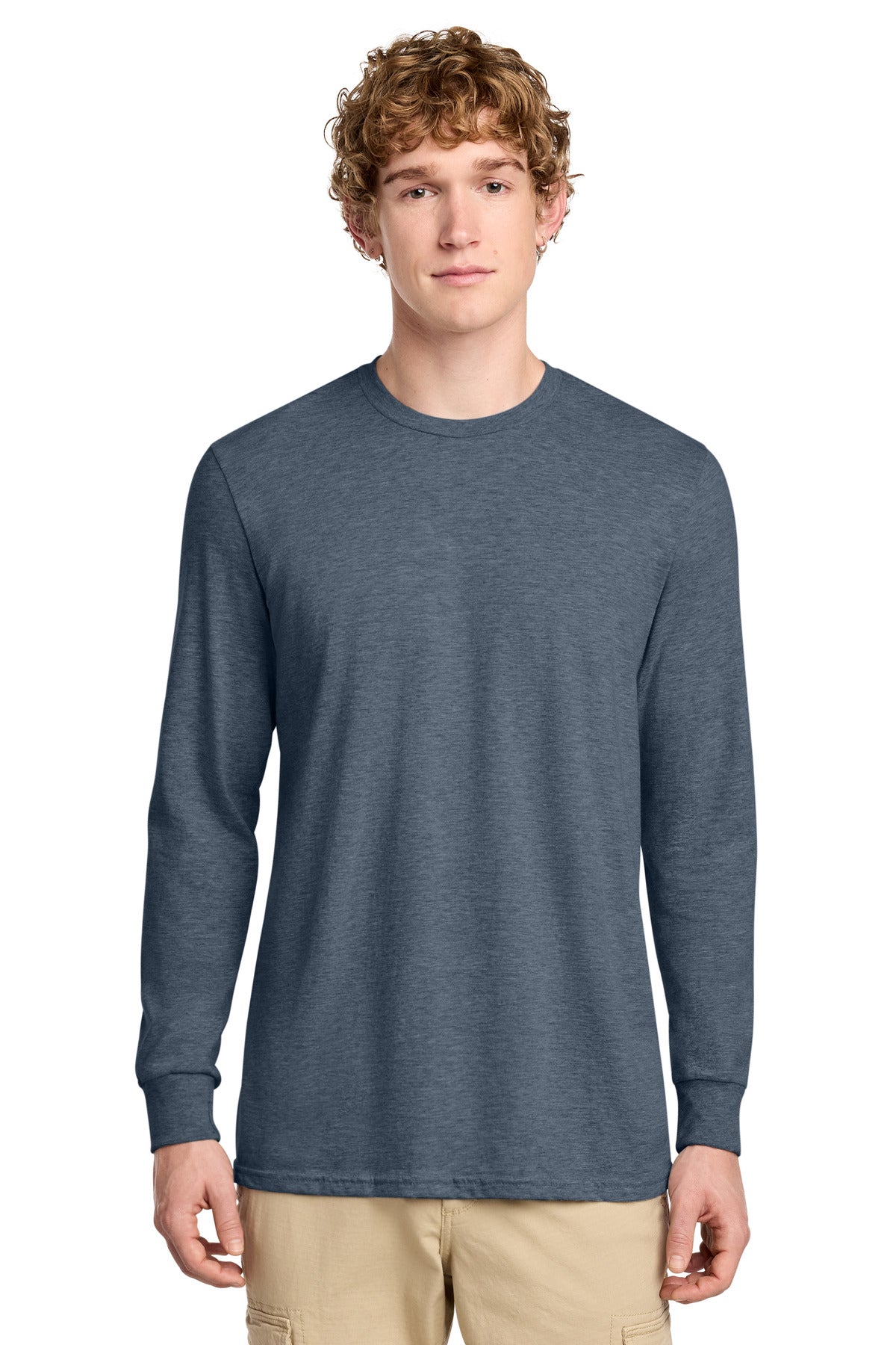 District Perfect Blend CVC Long Sleeve Tee DT109