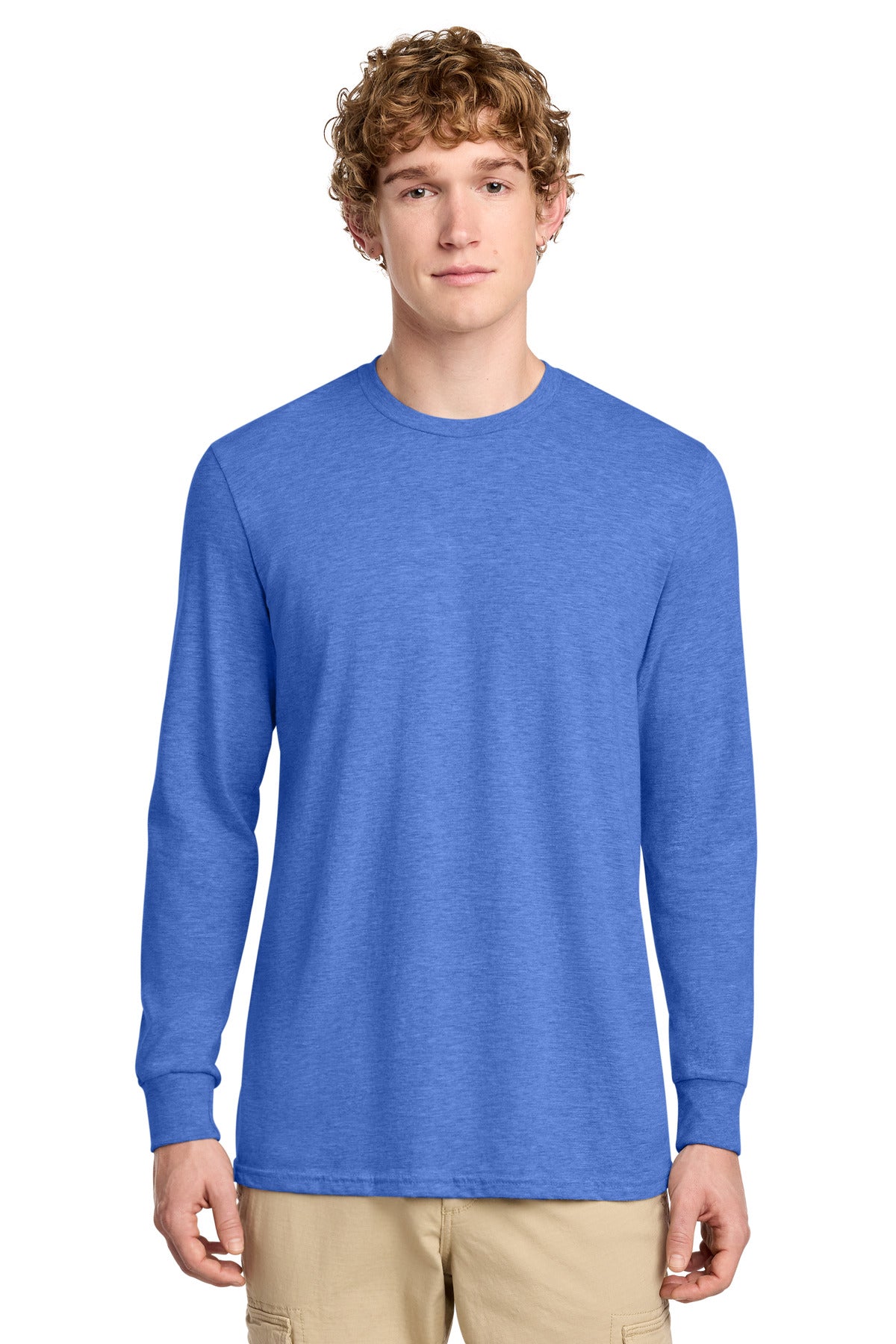 District Perfect Blend CVC Long Sleeve Tee DT109