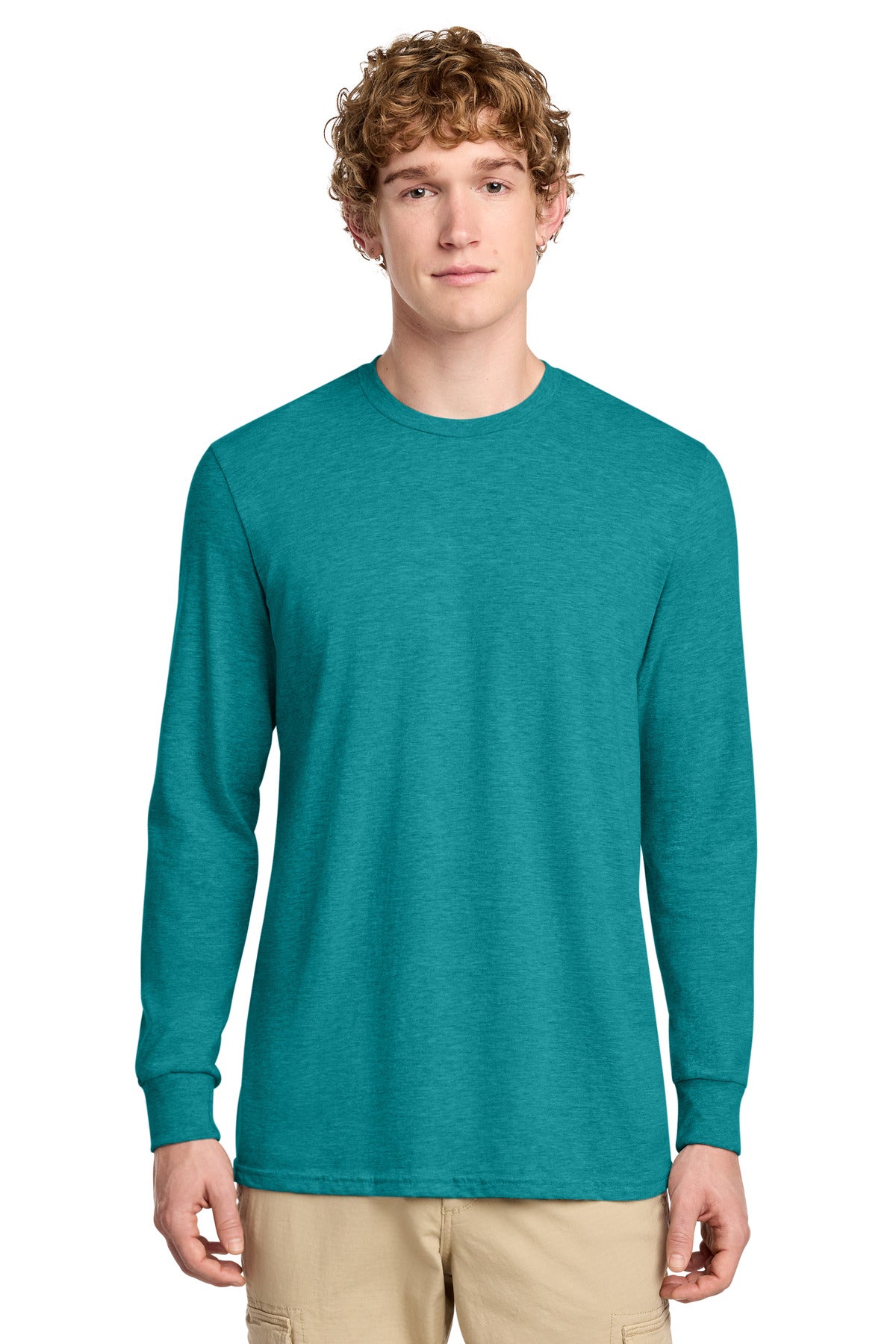 District Perfect Blend CVC Long Sleeve Tee DT109