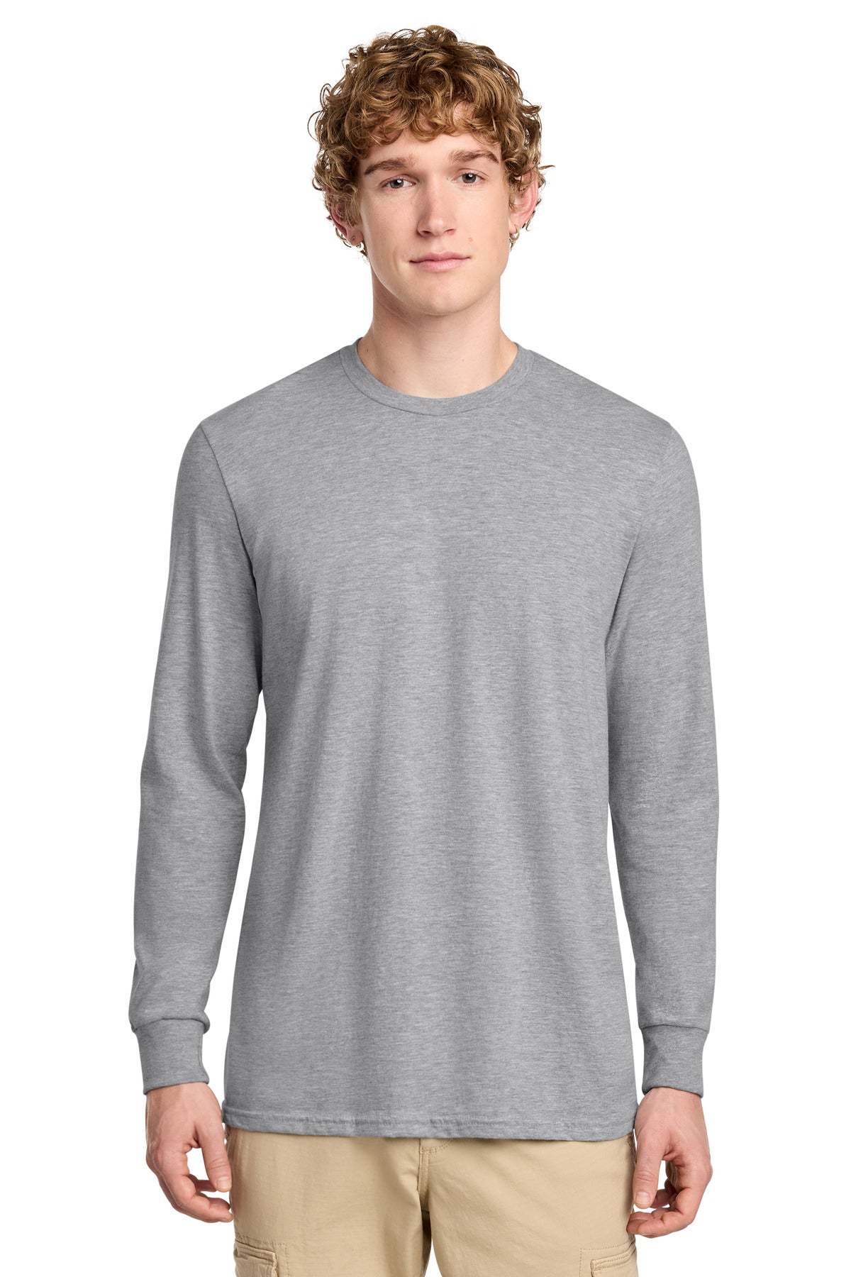District Perfect Blend CVC Long Sleeve Tee DT109