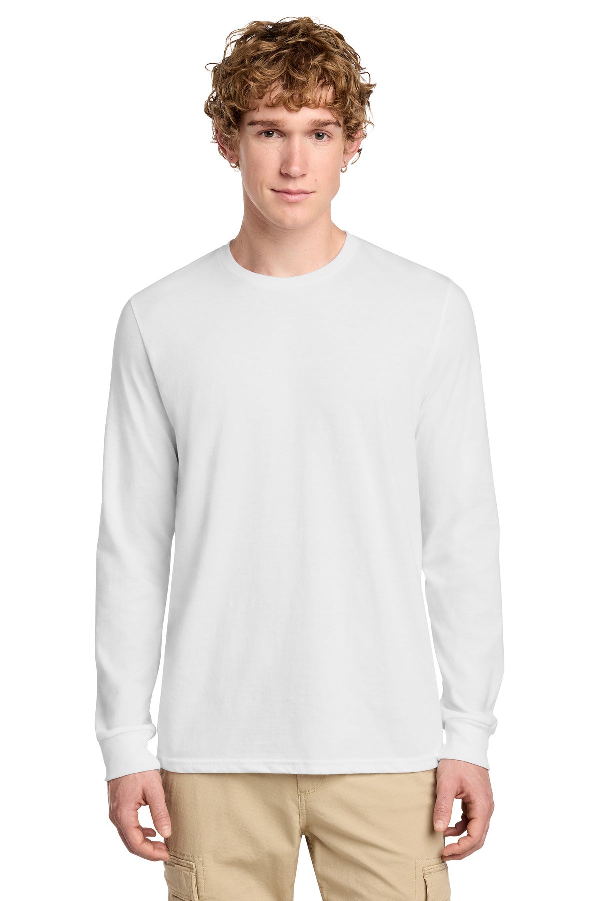 District Perfect Blend CVC Long Sleeve Tee DT109