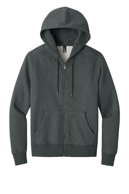 District  Perfect Weight  Fleece Full-Zip Hoodie DT1103