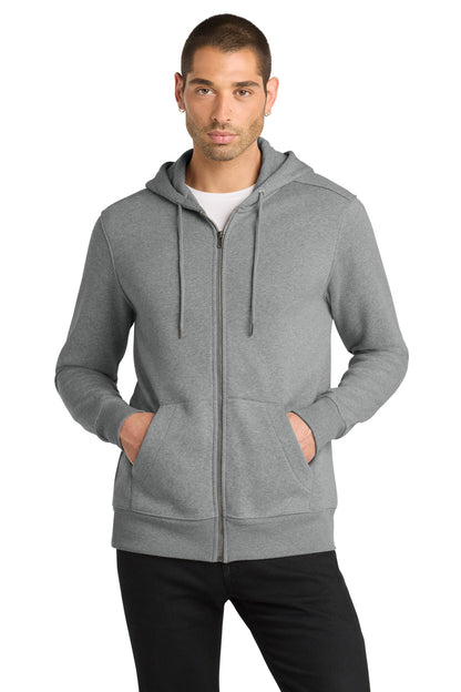 District  Perfect Weight  Fleece Full-Zip Hoodie DT1103
