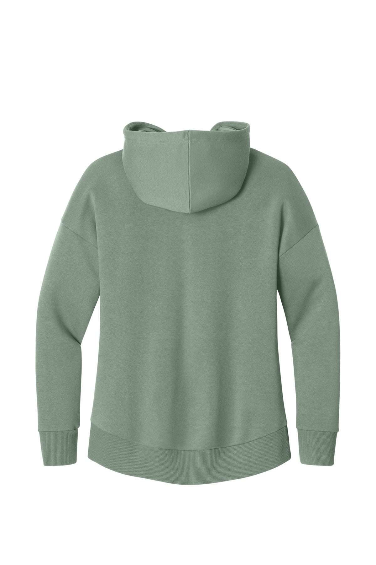 District  Women's Perfect Weight  Fleece Drop Shoulder Full-Zip Hoodie DT1104