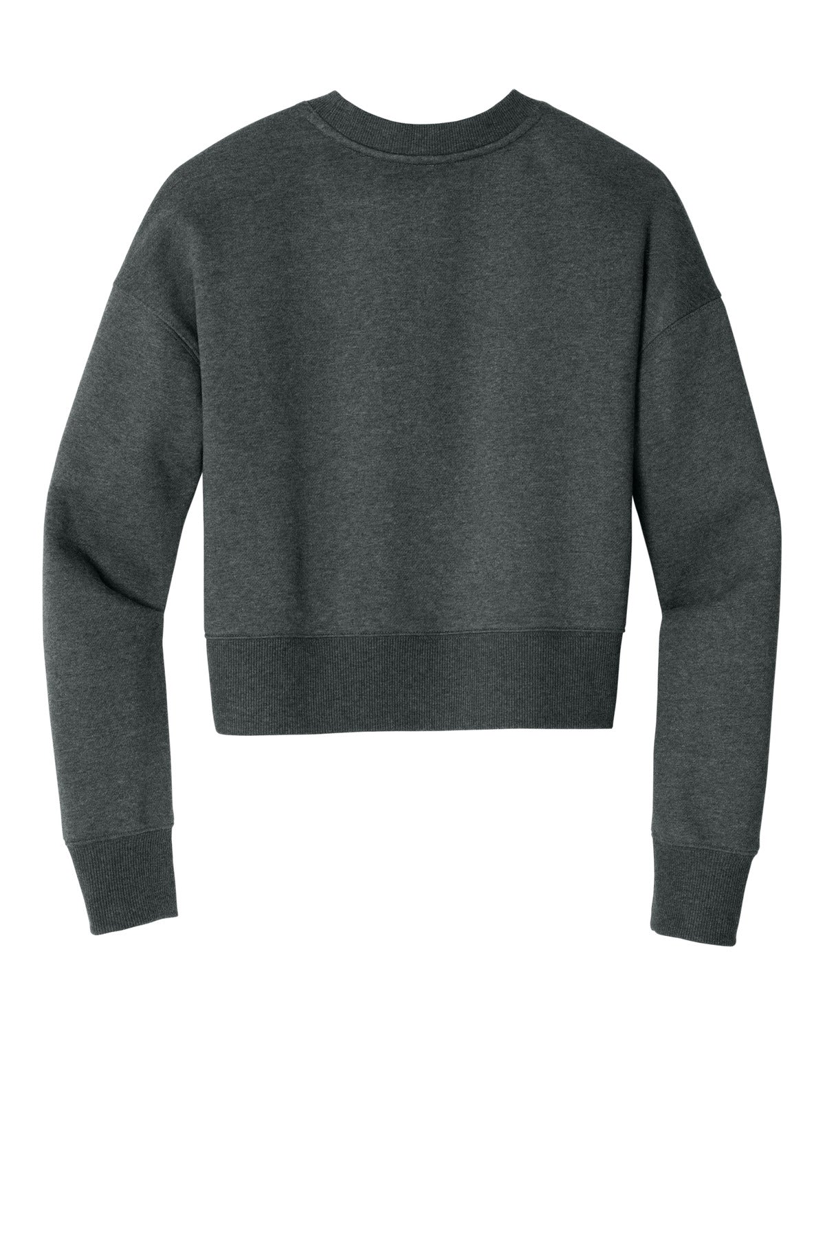 District  Women's Perfect Weight  Fleece Cropped Crew DT1105