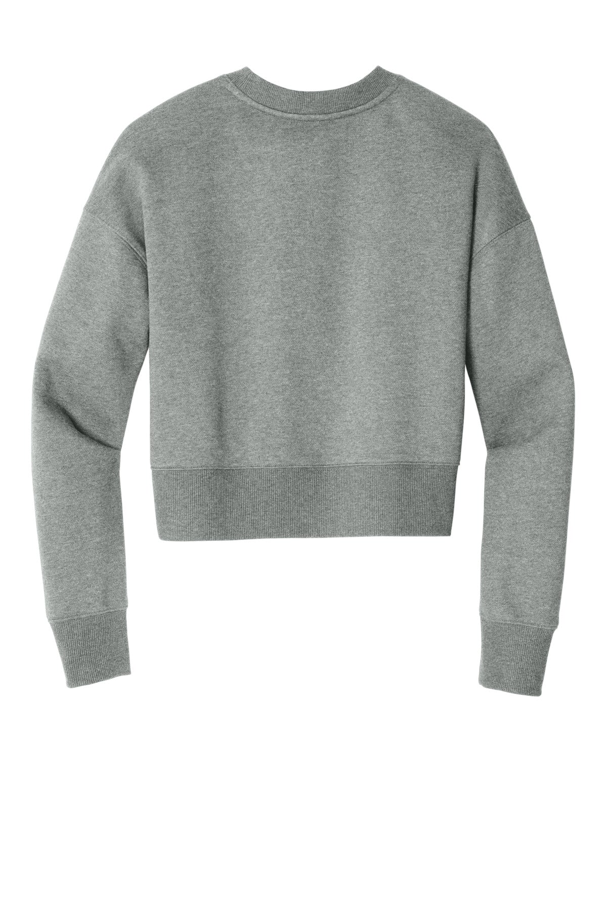 District  Women's Perfect Weight  Fleece Cropped Crew DT1105