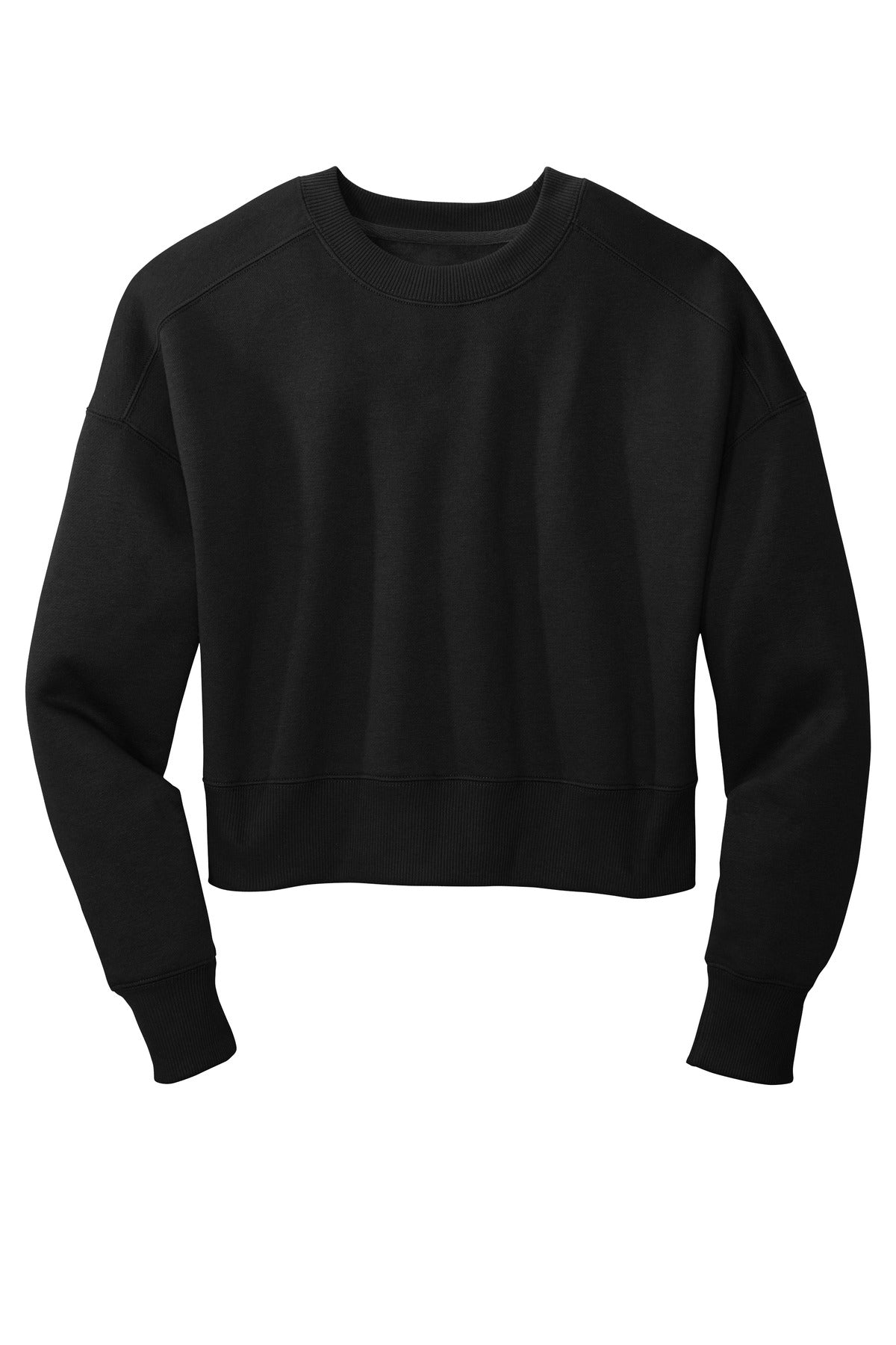 District  Women's Perfect Weight  Fleece Cropped Crew DT1105