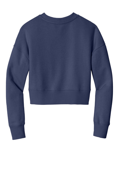 District  Women's Perfect Weight  Fleece Cropped Crew DT1105