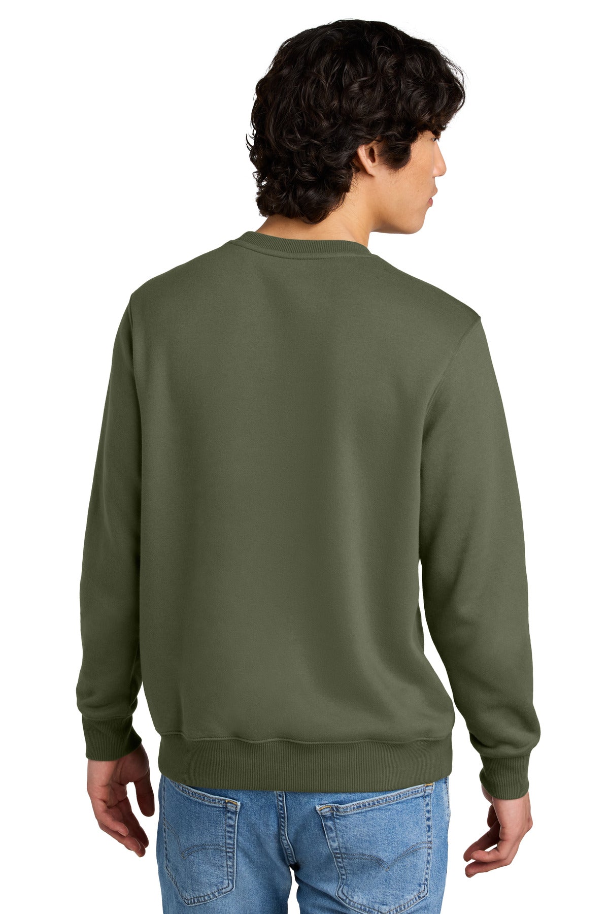 District Perfect Weight Fleece Crew DT1106