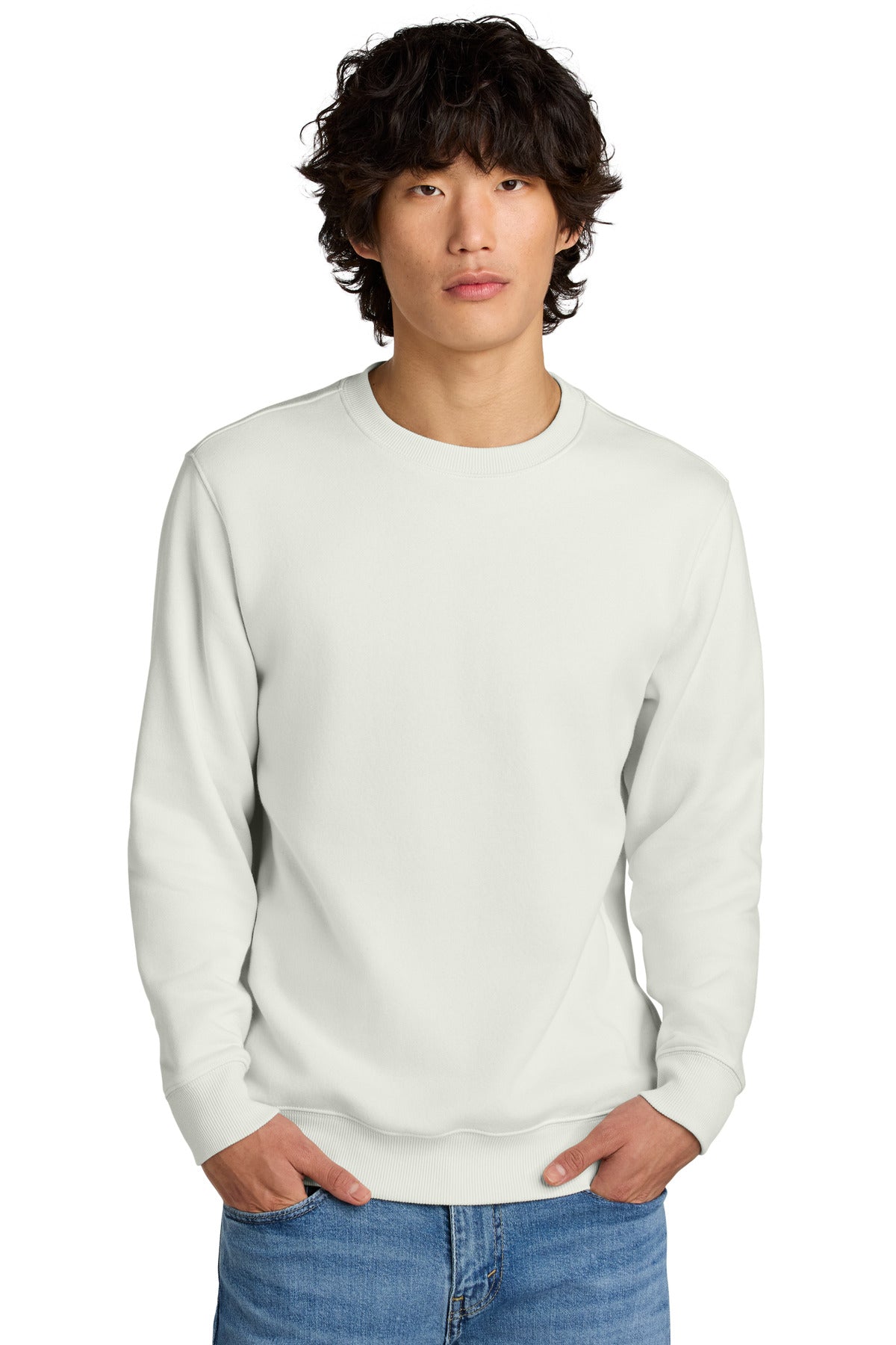 District Perfect Weight Fleece Crew DT1106