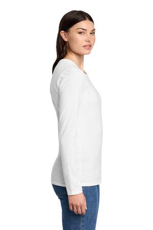 District Women's Perfect Blend CVC Long Sleeve Tee DT110