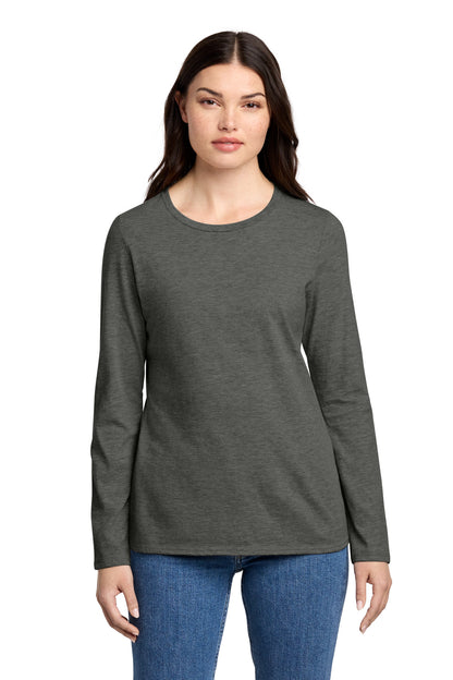 District Women's Perfect Blend CVC Long Sleeve Tee DT110