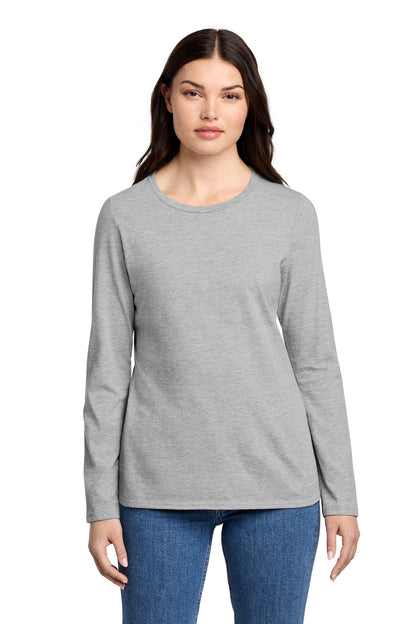 District Women's Perfect Blend CVC Long Sleeve Tee DT110