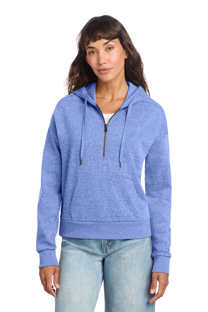 District Women's Perfect Tri Fleece 1/2-Zip Pullover DT1311