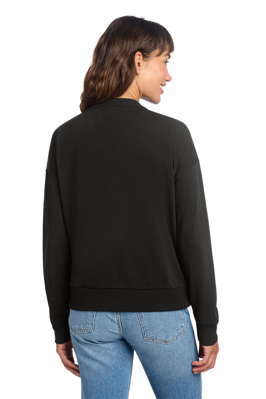 District Women's Perfect Tri Fleece V-Neck Sweatshirt DT1312