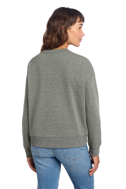 District Women's Perfect Tri Fleece V-Neck Sweatshirt DT1312